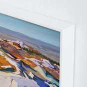 "On the Rocks II" - Art Print in Quartz by Jess Franks - Frame Close-up