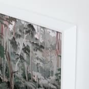 "Eucalyptus" - Art Print in spruce green by Alice Carmen - Frame Close-up
