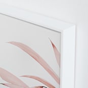 "Mogna01" - Art Print in Coral Pink by jinseikou - Frame Close-up