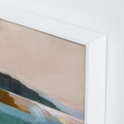 "Cool Summer Winds" - Art Print in Cool Summer Blue by AlisonJerry - Frame Close-up
