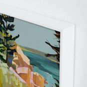 "Coast Office I" - Art Print in Ocean by Jess Franks - Frame Close-up