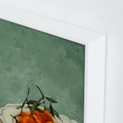 "Clementine" - Art Print in Sage by Wendy Keller - Frame Close-up