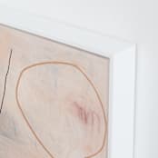 "When All Is Said & Done 2" - Art Print in Sandpaper by Keren Toledano - Frame Close-up