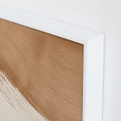 "Boundary No. 1" - Art Print in Caramel by Melissa Selmin - Frame Close-up
