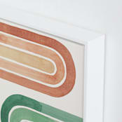 "Double Rainbow" - Art Print in Desert by Pink House Press - Frame Close-up