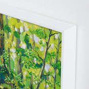 "Green forest" - Art Print in Apple green by Alexandra Dzh - Frame Close-up