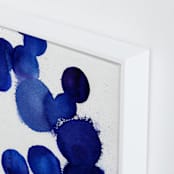 "Lula" - Art Print in Royal Blue by Parima Studio - Frame Close-up