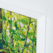 "Green forest" - Art Print in Apple green by Alexandra Dzh - Frame Close-up