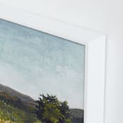 "Center Aisle" - Art Print in Evergreen by G.I. Pongase - Frame Close-up