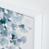 "Blue Ginkgo" - Art Print in Mute Indigo by Yao Cheng Design - Frame Close-up