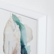 "Advection" - Art Print in Aqua by Ariel Scholten - Frame Close-up