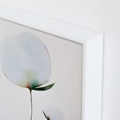"Paran Bloom 01" - Art Print in Morning Blue by jinseikou - Frame Close-up