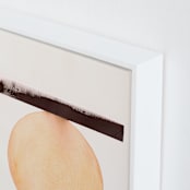 "Stoic 011" - Art Print in Sunset Umber by jinseikou - Frame Close-up