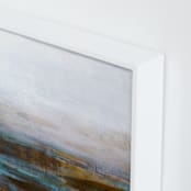 "Tranquil Pools" - Art Print in Aqua by Melissa Marquardt - Frame Close-up