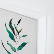 "Eucalyptus Foliage" - Art Print in Eucalyptus Green by jinseikou - Frame Close-up