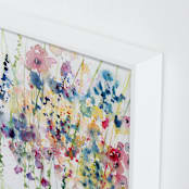 "Wildflowers" - Art Print in rose by Lindsay Megahed - Frame Close-up