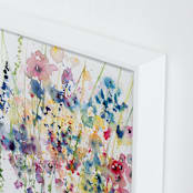 "Wildflowers" - Art Print in rose by Lindsay Megahed - Frame Close-up