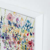 "Wildflowers" - Art Print in rose by Lindsay Megahed - Frame Close-up