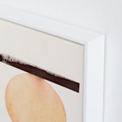 "Stoic 011" - Art Print in Sunset Umber by jinseikou - Frame Close-up