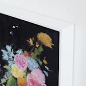 "The Blooming of Bliss" - Art Print in Black by Mary Ketch - Frame Close-up
