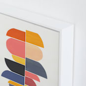 "summer totem" - Art Print in retro summer by Chris Rossi - Frame Close-up