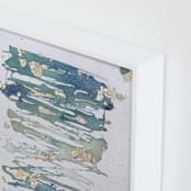 "Enchantment No. 2" - Art Print in Sea Green by Julia Contacessi - Frame Close-up