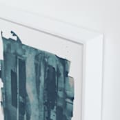 "Vestige" - Art Print in Lagoon by Lorent and Leif - Frame Close-up