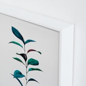 "Ruscus" - Art Print in Ivory by jinseikou - Frame Close-up