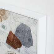 "In Time I" - Art Print in Spice by Jennifer Daily - Frame Close-up