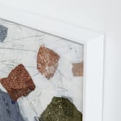 "In Time II" - Art Print in Spice by Jennifer Daily - Frame Close-up