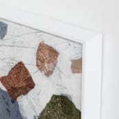 "In Time II" - Art Print in Spice by Jennifer Daily - Frame Close-up