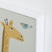 "My Jungle Friends 3" - Art Print in Golden by Anequ Studio - Frame Close-up