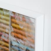 "Color and Memory" - Art Print in original by Helen Makadia - Frame Close-up