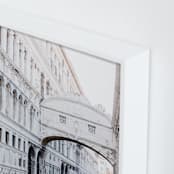 "Summer in Venice" - Art Print in Cotton white by Marianne Brouwer - Frame Close-up