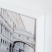 "Summer in Venice" - Art Print in Cotton white by Marianne Brouwer - Frame Close-up