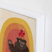 "play day" - Art Print in Warm Rainbow by Kamala Nahas - Frame Close-up