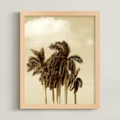"Six" - Art Print in Vintage Sepia by Jonathan Brooks - Framed