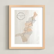"THE APPALACHIAN SCENIC TRAIL" - Art Print in Antique Treasure by Debb W - Framed