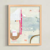 "Nautical Collage 2" - Art Print in Sea by Lindsay Megahed - Framed