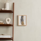 "Brave Feather" - Art Print in Payne's Gray by Stephanie Toral - In a Room