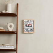 "Love Harder" - Art Print in Earthtones by Brooke Bristow - In a Room