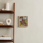 "Pageturner" - Art Print in Mustard by Jess Franks - In a Room