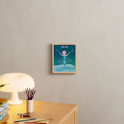 "Disney Elsa's Magic" - Personalized Art Print in Frost by Lori Wemple - In a Room