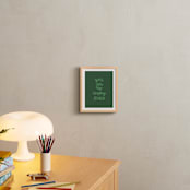 "Happy Place" - Art Print in Grass by Kelly Watkins - In a Room