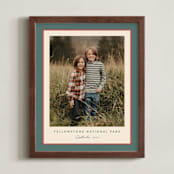 "Ribbon Frame: Portrait Framed Photo" - Framed Photo in Sprig by Carolyn MacLaren - Framed