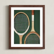 "Timeless" - Art Print in Evergreen by Paola Benenati - Framed