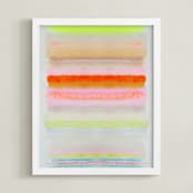"Inner Light" - Art Print in Vibrant Pastel by HAPI ART - Framed