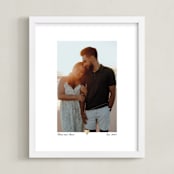 "With a Heart: Foil Framed Photo" - Foil Framed Photo in Gold by Laura Hamm - Framed