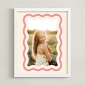 "Wavy: Framed Photo" - Framed Photo in Seashell by Robert and Stella - Framed