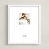 "Stamped Snap: Framed Photo" - Framed Photo in White by Minted - Framed